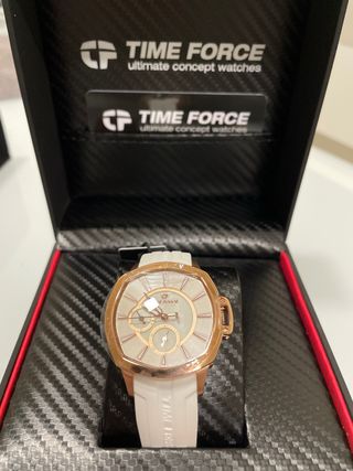 Reloj TIME FORCE Saratoga Lady Oro Blanco