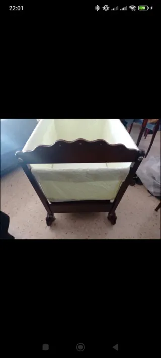 Minicuna madera 70x70cm