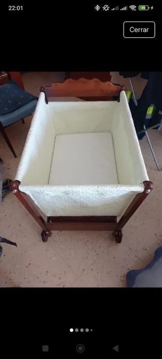 Minicuna madera 70x70cm