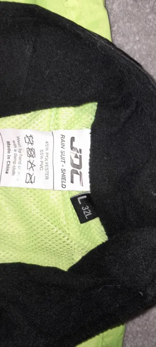 Traje Impermeable Moto JDC Amarillo/Negro