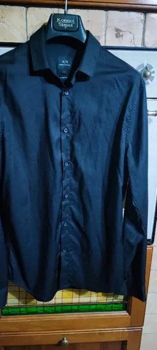 Camicia Armani Exchange Uomo Tg S Nera