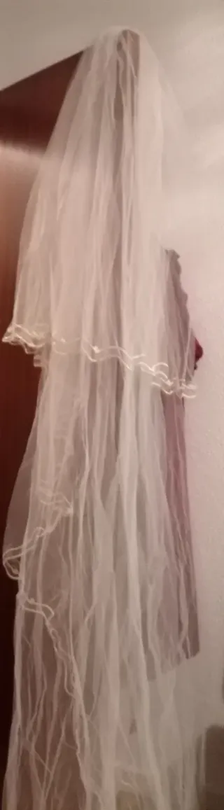 Véu de noiva branco