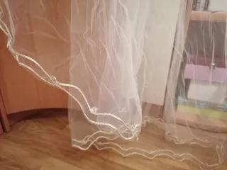 Véu de noiva branco