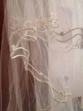 Véu de noiva branco