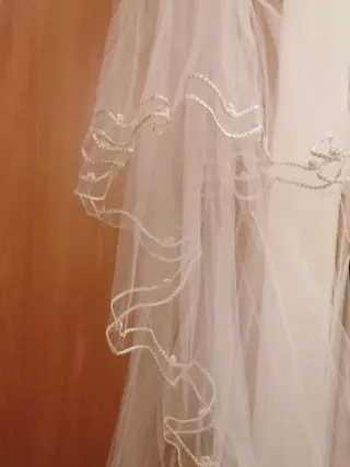 Véu de noiva branco