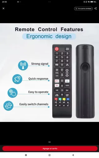 Mando a distancia Samsung TV