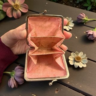 Portamonete Bachelite Antico Lourdes Anni '20