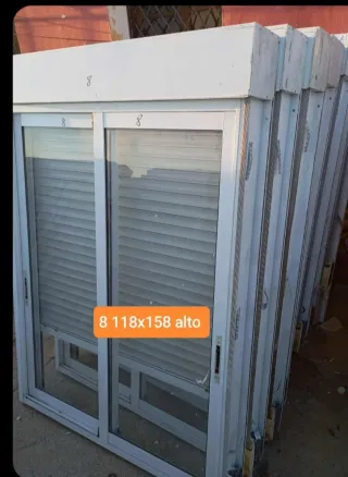 Ventana aluminio 150x140 alto climalit