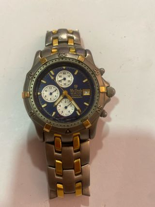 Reloj Mx Onda Titanium Cronógrafo Azul