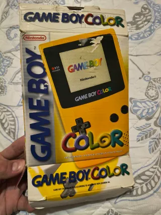 Nintendo Game Boy Color Caja Original Amarilla