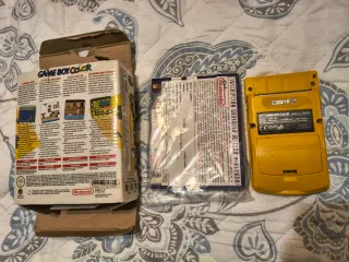 Nintendo Game Boy Color Caja Original Amarilla