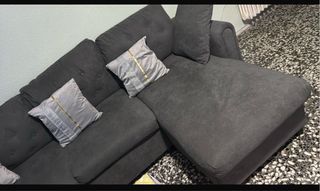 Sofá modular gris oscuro