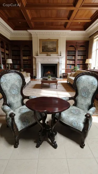 Sillones de caoba estilo abuelo