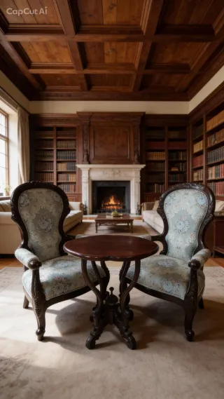 Sillones de caoba estilo abuelo