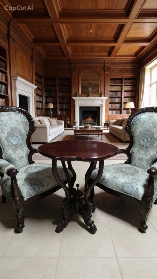 Sillones de caoba estilo abuelo