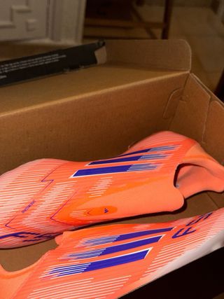 Botas fútbol Adidas F50 sin cordones Naranja