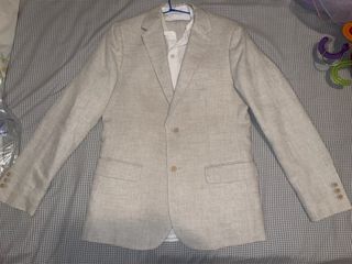 Traje de niño Tizzas beige/blanco talla 11-12