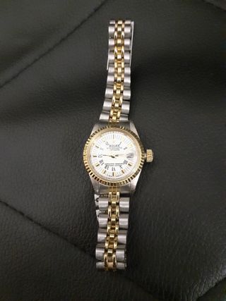 Reloj Rolex Oysterquartz Oro y Plata