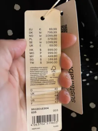 Vestido fiesta lunares negro y blanco