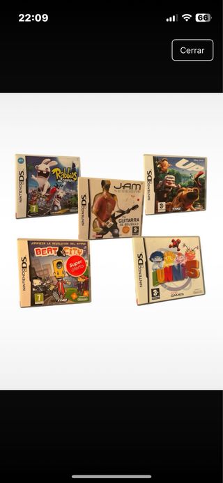Pack 5 Videojuegos Nintendo DS