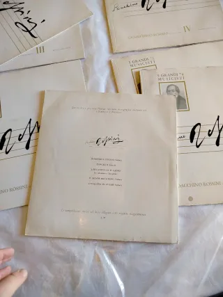 Lotto 7 Vinili G. Rossini I Grandi Musicisti