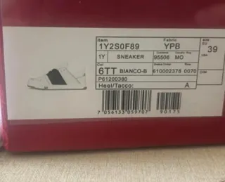 Sneaker Valentino Garavani Pelle Bianco Nero