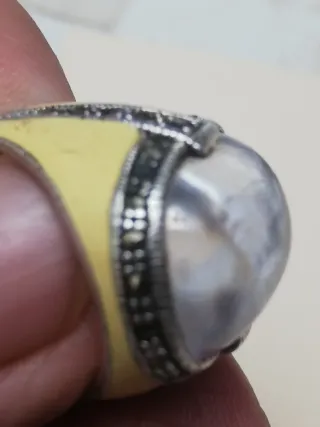 Anillo Plata 925 con Circonitas. Le faltan algunas