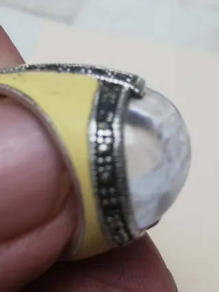 Anillo Plata 925 con Circonitas. Le faltan algunas