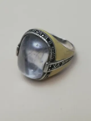 Anillo Plata 925 con Circonitas. Le faltan algunas