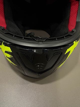 Casco Integral LS2 Negro y Amarillo Talla S