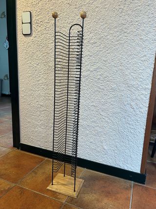 Porta discos de metal