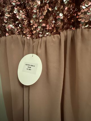 Mono rosa lentejuelas