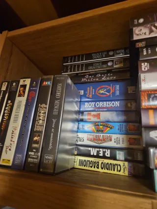 VHS musicali e concerti vari