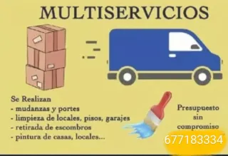 Portes mudanzas limpieza..ect ect