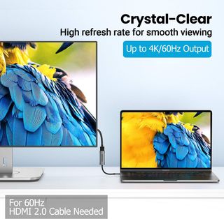 Adaptador tomtoc USB-C a HDMI 4K 60Hz NUEVO