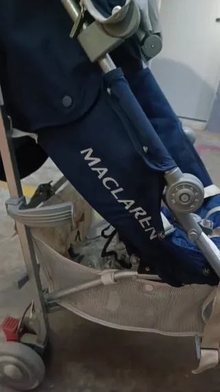 Silla de paseo Maclaren azul