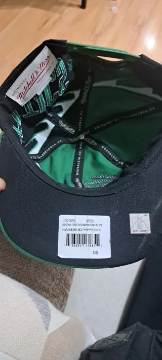 Gorra Mitchell & Ness Boston Celtics Verde