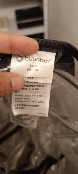 Bugaboo Bee5 Plástico Lluvia