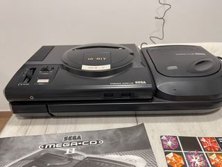 Consola Sega Mega CD 2 Negra