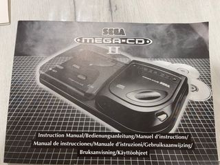 Consola Sega Mega CD 2 Negra