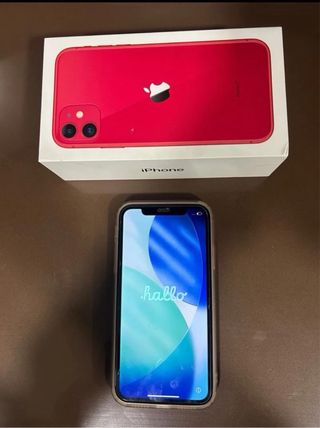 iPhone 11 Rojo en perfecto estado