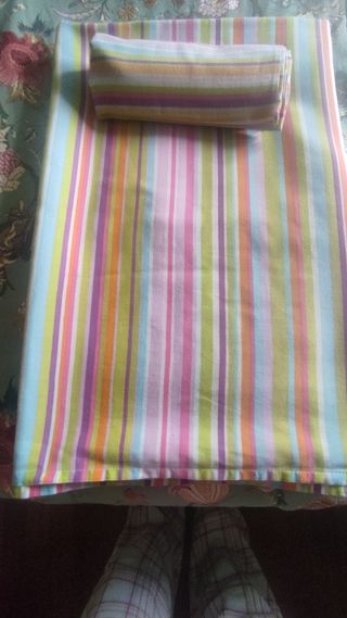 Funda nórdica alegre de rayas