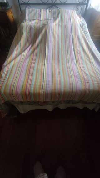 Funda nórdica alegre de rayas