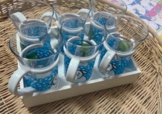 Juego de 6 Tazas Vintage