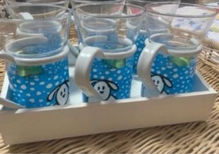 Juego de 6 Tazas Vintage