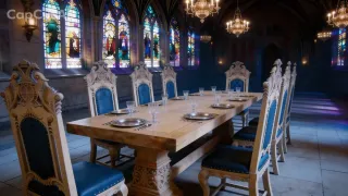 Mesa de madera maciza rústica