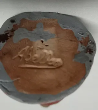 Figura Rey Mago de barro. Abellán