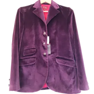 Chaqueta T.ba Terciopelo Morado