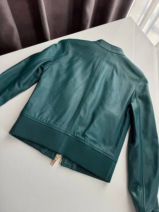 Cazadora piel Massimo Dutti 34 XS