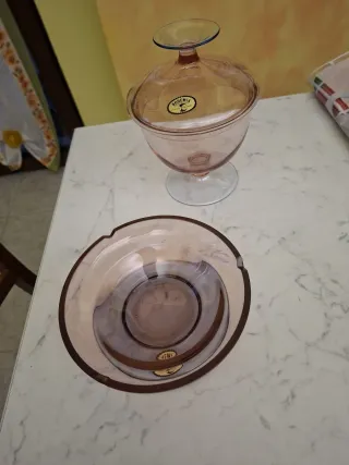 Posacenere/Portacioccolatini Bohemia in cristallo